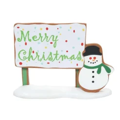 Table Decor^Department 56 Gingerbread Christmas Billboard Dept. 56 Village