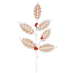 Floral Decor^Direct Export Co. Gingerbread Holly Spray