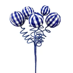 Picks^Liberty Floral Gingham Ball Pick