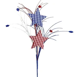 Sprays^Liberty Floral Gingham Star Spray