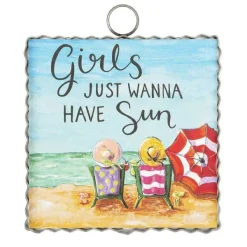 Spring^The Round Top Collection Girls Just Wanna Have Sun Mini Gallery Art