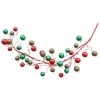 Garlands^Craig Bachman Glitter Ball Garland In Red And Emerald, 5'