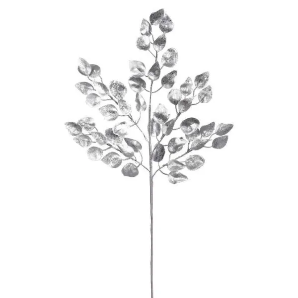 Floral^Mark Roberts Glitter Bay Leaf Spray