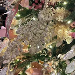 Floral^Direct Export Co. Glitter Berry Grass Spray