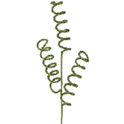 Sprays^Regency Glitter Curly Q Spray, Green