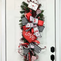 Floral^Craig Bachman Glitter Heart Spiral Spray