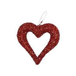 Signs^Craig Bachman Glitter Hollow Heart Ornament