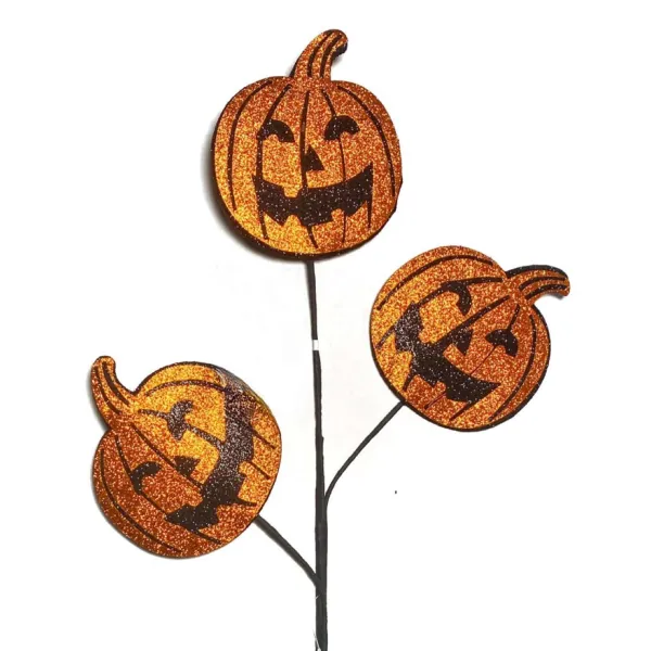 Sprays^Craig Bachman Glitter Jack-O-Lantern Spray