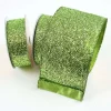 St. Patrick's Day^Farrisilk Glitter Magic Lime Green Ribbon, 1.5"X10Yd