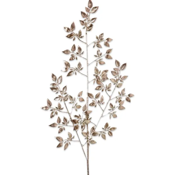Sprays^Regency Glitter Mini Privet Leaf Spray