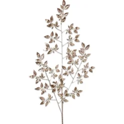 Floral^Regency Glitter Mini Privet Leaf Spray