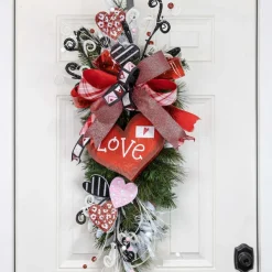 Floral^Craig Bachman Glitter Pattern Hearts Spray