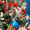 Floral^Craig Bachman Glitter Snowman Ball Sequin Spray