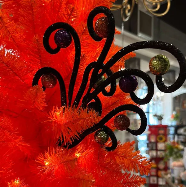 Floral^Liberty Floral Glitter Spiral And Ball Halloween Spray