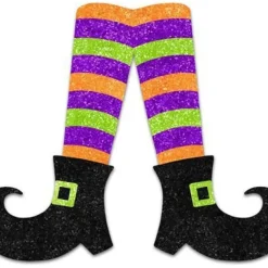 Signs^Craig Bachman Glitter Stripe Halloween Witch Legs