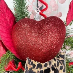 Floral^Craig Bachman Glittery Heart Pick, Red