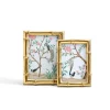 Table Decor^Two's Company Gold Faux Bamboo Photo Frame