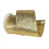 Mardi Gras^Farrisilk Gold Glitter Magic Ribbon 4"X10Yd