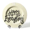 Kitchen & Dining^Happy Everything Gold Small Dot Big Round Platter By !