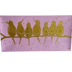 Celebrate Baby^CYTA Art Golden Birds Art