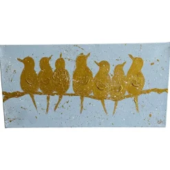 Celebrate Baby^CYTA Art Golden Birds Art