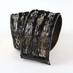 Ribbon^Farrisilk Golden Fleece Ribbon, Black 2.5