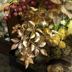 Floral Decor^Mark Roberts Golden Leaf Spray, 28"