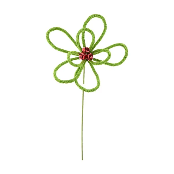 Stems^Direct Export Co. Green And Red Loop Flower Stem