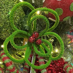 Floral^Direct Export Co. Green And Red Loop Flower Stem