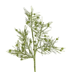 Sprays^Direct Export Co. Green Glitter Berry Pine Spray