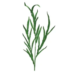 Floral^Regency Green Glitter Blade Grass Spray