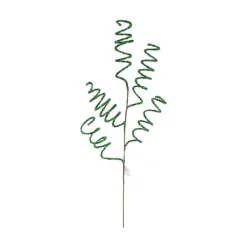 Floral^Direct Export Co. Green Glitter Swirl Spray