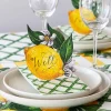 Party Diy^Hester & Cook Green Lattice Cocktail Napkin Set