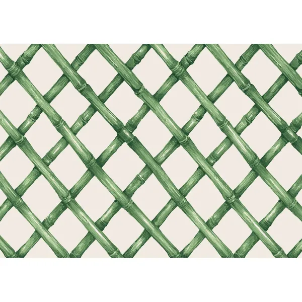Spring^Hester & Cook Green Lattice Placemat Sheets