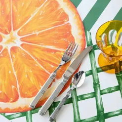 Kitchen & Dining^Hester & Cook Green Lattice Placemat Sheets