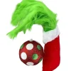 Picks^Liberty Floral Green Monster Furry Hand Pick