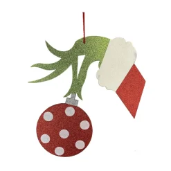 Door Decor^Liberty Floral Green Monster Hand Hanging Decor