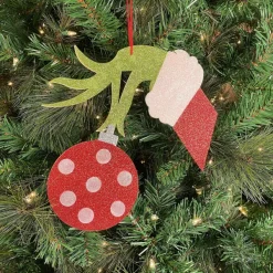Door Decor^Liberty Floral Green Monster Hand Hanging Decor