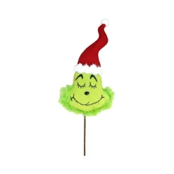 Picks^Liberty Floral Green Monster Head Pick, 19"