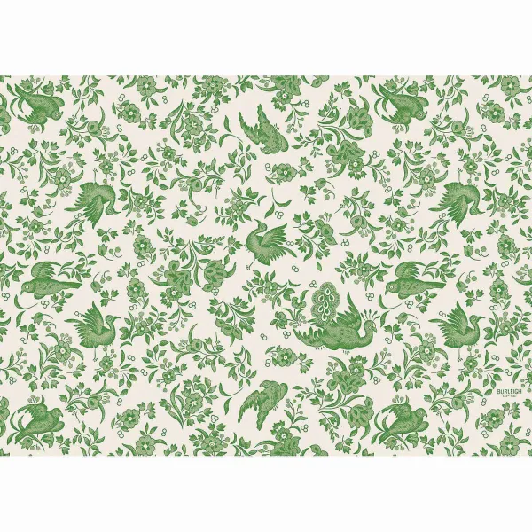 Party Diy^Hester & Cook Green Regal Peacock Placemat Sheets