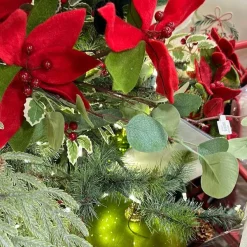 Sprays^Liberty Floral Green Silver Dollar Eucalyptus Spray