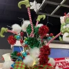 Sprays^RAZ Green Tinsel Ball Spray