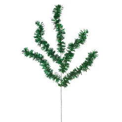 Mardi Gras^RAZ Green Tinsel Spray