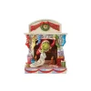 Figurines^Department 56 Grinch Peaking Out Of Fireplace Figurine, Dept. 56 Village