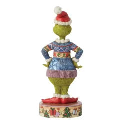 Home Accents^Department 56 Grinch Wearing Ugly Sweater Figurine, Dept. 56 Village