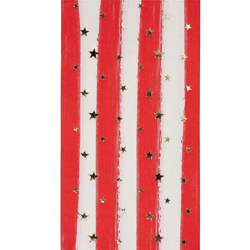 Party Diy^Sophistiplate Guest Towel, Patriotic Confetti