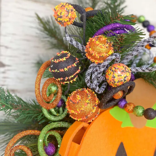 Floral^Liberty Floral Halloween Cake Pop Sprinkle Pick