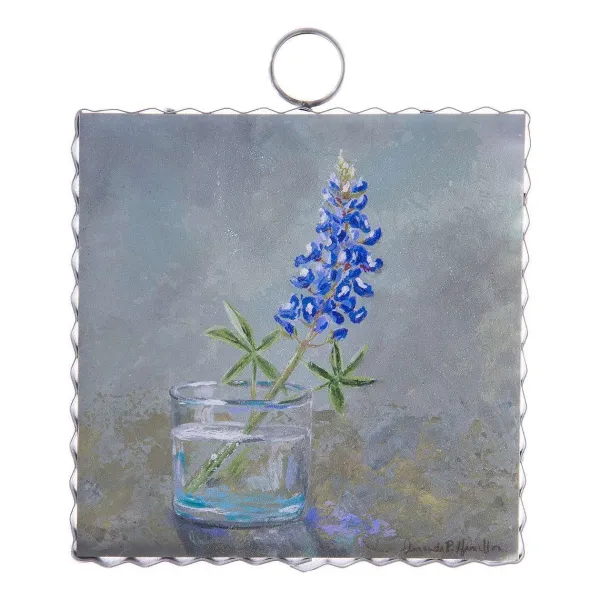 Spring Focal Points^The Round Top Collection Hamilton Bluebonnet Mini Gallery Art