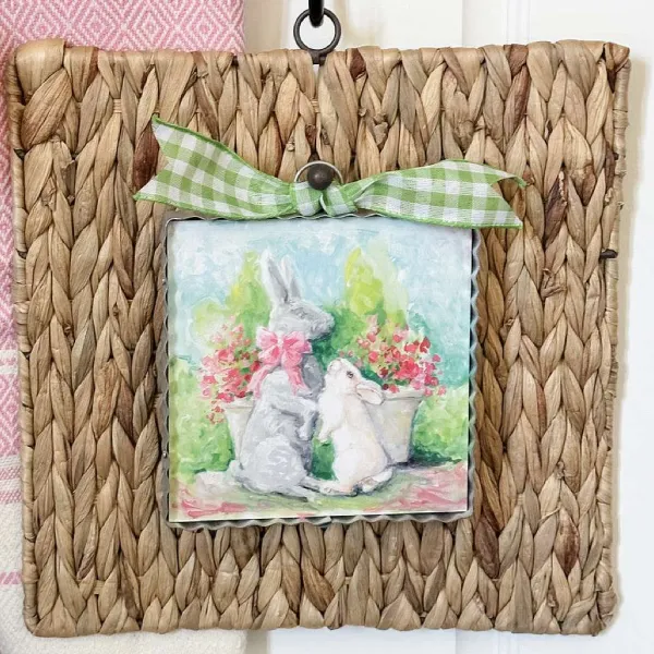 Spring^The Round Top Collection Hamilton Bunny Love Mini Gallery Art