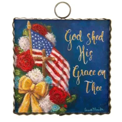 Table Decor^The Round Top Collection Hamilton "His Grace On Thee" Mini Gallery Art